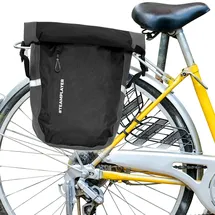Teamplayer 2in1 Fahrradtasche Gepäckträger Rucksack schwarz