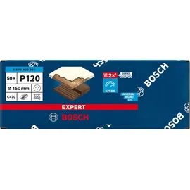 Bosch C470 Schleifpapier Ø 150 mm K 120 50-tlg.