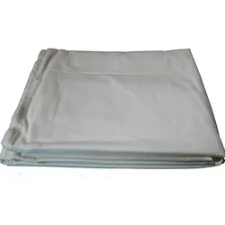 KH-Haushaltshandel klassisches Betttuch, Haustuch, Bettlaken, 240 x 295 cm, 100% Baumwolle, ohne Gummizug, Fb. weiss, kochest, 95 Grad, Bettücher, Haustücher