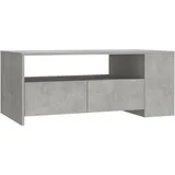 furnicato Couchtisch Grau Holzwerkstoff 102 x 55 x 42 cm