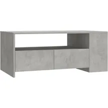 furnicato Couchtisch Grau Holzwerkstoff 102 x 55 x 42 cm