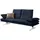 W.Schillig 2-Sitzer "broadway, Designsofa mit tollem Sitzkomfort", blau (blau z59), B:216cm H:94cm T:96cm, Longlife Xtra-Leder Z59: Glattleder mit modischer Prägung.