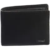 GREENLAND Nature Black Nappa Herren Geldbörse schwarz