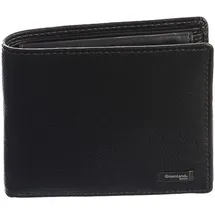 GREENLAND Nature Black Nappa Herren Geldbörse schwarz