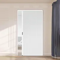 falttüren schiebetüren 190 200 210 220 230 240 Cm Hoch Unsichtbare Falttür Mit Wabenstruktur, Ohne Bohren Weiße Falttüren Für Den Kleiderschrank, Küche, Badezimmer Schiebe-Falttüren(90x200cm/35.4x79in