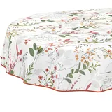 ANRO Tischdecke abwaschbar Oval 200 x 140 cm Bunt
