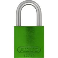 ABUS Vorhangschloss Aluminium 72LL/40 grün vs. Lock-Tag 1 Schlüssel