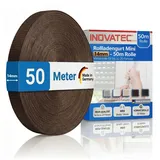 Inovatec Rollladen Gurtband Mini 14 mm 50 m Braun
