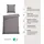 SCHIESSER Runa Feinbiber Grau 135 x 200 cm + 80 x 80 cm
