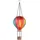 GLOBO Solarlampe Hängeleuchte Außenlampe Heißluftballon bunt Feuereffekt Gartendeko Balkonlampe, 20x 0,5W 1600K warmweiß, DxH 14 x 46,5 cm
