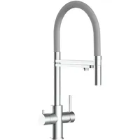 VIZIO 5 Wege Wasserhahn Küchenarmatur Edelstahl Massiv mit 360°