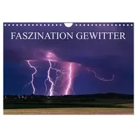 Calvendo Faszination Gewitter (Wandkalender 2026 DIN A4 quer), CALVENDO