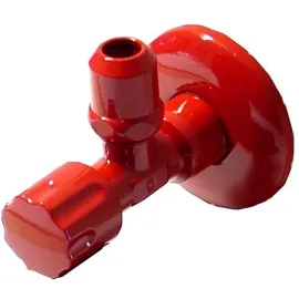 Wagner Eckventil Ventil 1/2 Zoll Wand, 3/8 Zoll Anschluss, rot