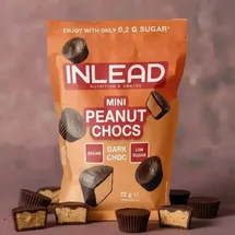 INLEAD Mini Peanut Chocs, 72g - Dark Choc