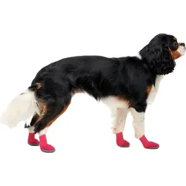 goo-eez Hundeschuhe 4 Stück Rot/Schwarz M
