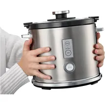 Solis Reiskocher schwarz/silber 1,2 l