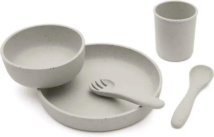 Kikka Boo Fütterset 5-teilig Platinum Silicone Sand