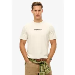 Superdry für Herren. M1012116A Grafik Utility Sport T-Shirt weiß (M), Lässig, Baumwolle, Kurzarm