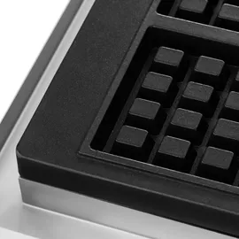 Royal Catering Doppel-Waffeleisen belgisches Waffeleisen Waffelmaschine rechteckig 2 x 2.000 W