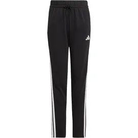 adidas Seasonal Essentials Tiberio 3-Streifen Fleece Trainingsanzug Black / White / Grey Two 164