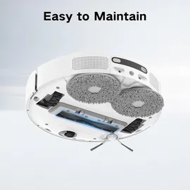 Spofan Gummi-Hauptbürste für Dreame L10s/l10/l20/l10s Pro/l40 Ultra, X30/d20/x40 Ultra Complete, L10s/d10s/d10/d10s Pro/plus/d9 Max Saugroboter, Verwicklungsfrei Und Langlebig