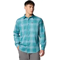 Columbia Silver RidgeTM Utility Lite Plaid Langarmhemd - River Blue / White - S