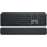 Logitech MX Keys S Plus MX Palm Rest, Graphite schwarz, LEDs weiß, Logi Bolt, USB/Bluetooth, DE (920-011567)