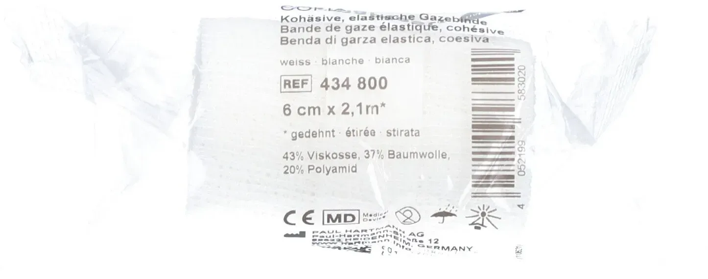 Hartmann Dermaplast® CoFix 6 cm x 2,1 m weiß