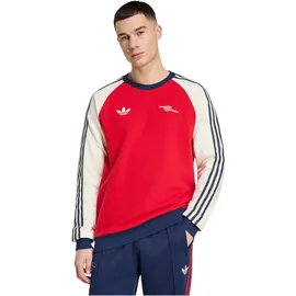 adidas Arsenal London Sweatshirt 2025/26 Rot/Weiß Herren Gr. M