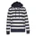 H.I.S. Kapuzensweatshirt Marine/Ecru-Gestreift 44/46