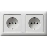 Gira Steckdose 2-fach verdr. 479304