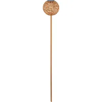 Dehner Kugelleuchte Kunststoff/Metall Ø 16 cm/H 120 cm 1 Stück bronze