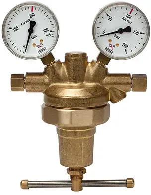 Leitungsdruckregler 200 bar, inkl. Manometer, G 1/4
