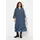 Ulla Popken Damen große Größen Übergrößen Plus Size Kleid, A-Linie, Tunika-Ausschnitt, 3/4-Volantarm Marine 54+ 831575130-54+ - 54-56