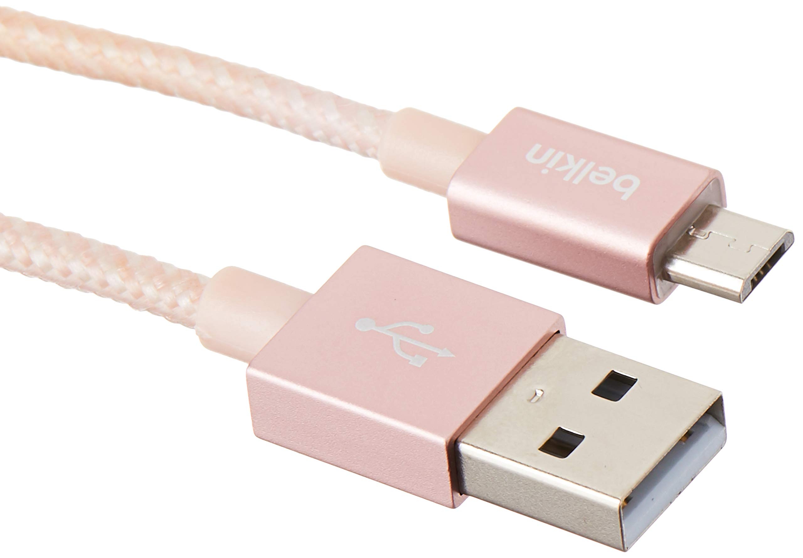 Belkin Premium MIXIT Metallic Micro-USB auf USB-A Lade-/Sync Kabel (1,2m) rosegold