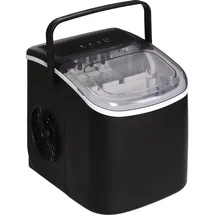 Homcom Eiswürfelmaschine Eiswürfelbereiter 9 Würfel in 6-12 Minuten fertig, 12 KG/24 H, Wasserstation mit 1,3 l Wassetank Display Ice Cube Maker Maschine - Eiswürfelautomat Selbstreinigung