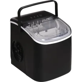 Homcom Eiswürfelmaschine Eiswürfelbereiter 9 Würfel in 6-12 Minuten fertig, 12 KG/24 H, Wasserstation mit 1,3 l Wassetank Display Ice Cube Maker Maschine - Eiswürfelautomat Selbstreinigung