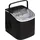 Homcom Eiswürfelmaschine Eiswürfelbereiter 9 Würfel in 6-12 Minuten fertig, 12 KG/24 H, Wasserstation mit 1,3 l Wassetank Display Ice Cube Maker Maschine - Eiswürfelautomat Selbstreinigung