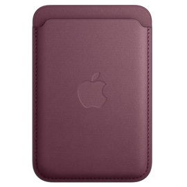 Apple iPhone Feingewebe Wallet mit MagSafe Mulberry