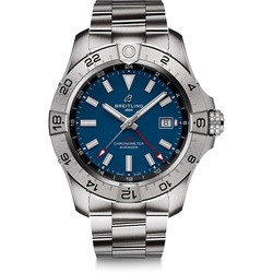 Breitling Herrenuhr Avenger Automatic GMT 44 A32320101C1A1 - silber