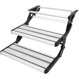 Vevor Wohnmobil-Stufen 2-stufig Faltbar 200 kg Schwarz