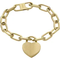 Fossil Harlow Armband Edelstahl gold 04658710 Größe 19 cm
