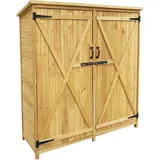Wiltec Gartenhaus 1,35 x 0,50 m Braun