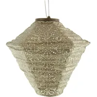 Lumiz Lampion Solarlampe Diament 28 cm Gold goldfarben Ø