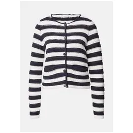 Comma, Kurzer Cardigan mit Strukturmuster Bunt 42