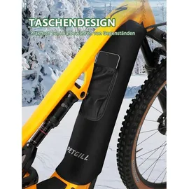 E Bike Akku Schutzhülle 30-54cm Transportschutz Kälte Schmutz Schwarz