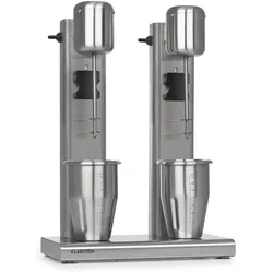 Kraftpaket II Doppel-Milchshake-Mixer Proteinshake 160W Edelstahl 160 W