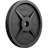 GORILLA SPORTS® Olympia Hantelscheiben - 1,25kg, 2,5kg, 5kg, 10kg, 15kg, 20kg, 25kg, 30kg Gewichte, 50mm Bohrung, Gusseisen, Einzeln/Set - Gewichtsscheiben, Hantelscheiben-Set, Hanteln