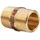 Viega Doppelnippel 3/8" Rotguss Mehrkant
