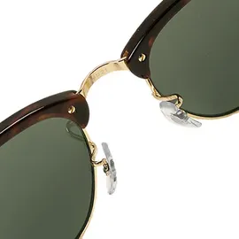 Ray Ban Clubmaster Classic RB3016 W0366 51-21 gloss tortoise/green